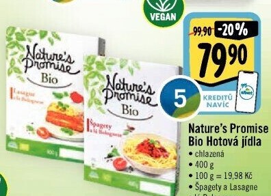 Špagety Bolognese bio Nature'