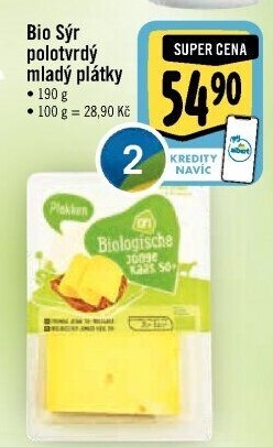 Sýr mladý bio Albert Heijn