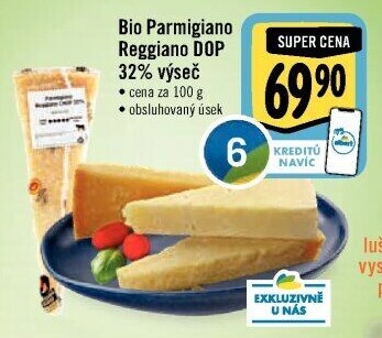 Sýr Parmigiano Reggiano bio DOP 32%