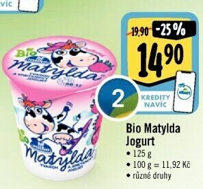 Tvaroh s jogurtem bio Matylda Milko
