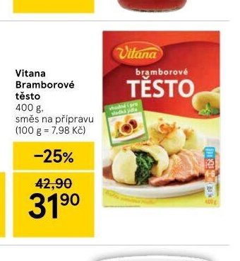 Vitana Bramborové těsto