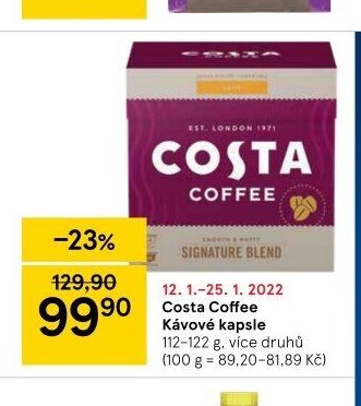 Costa Coffee Kávové kapsle