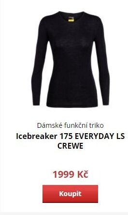 Dámské funkční triko Icebreaker 175 EVERYDAY LS CREWE