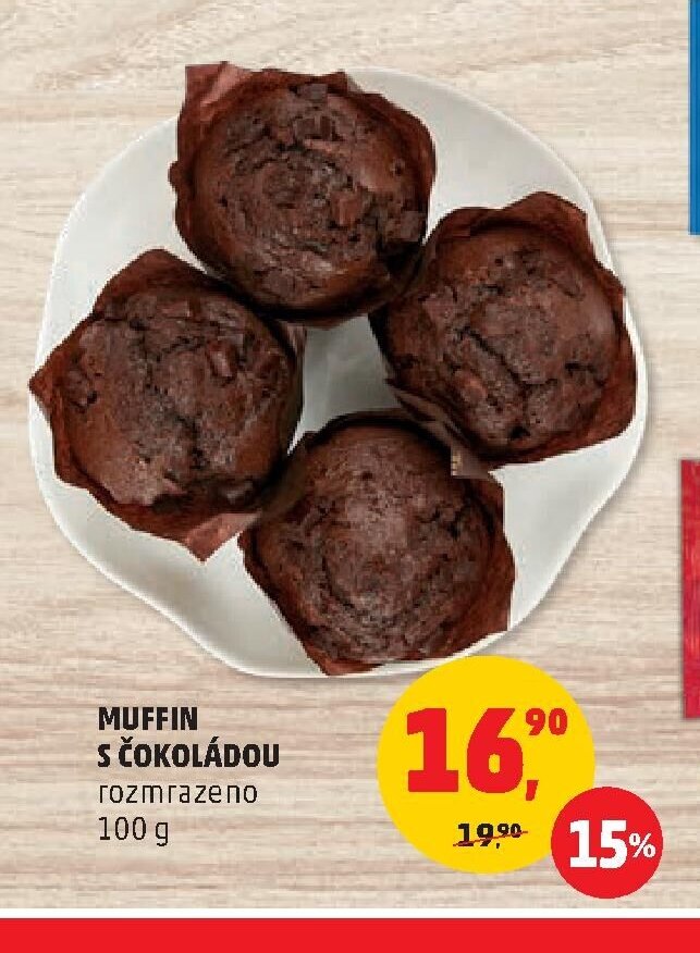 Muffin s čokoládou