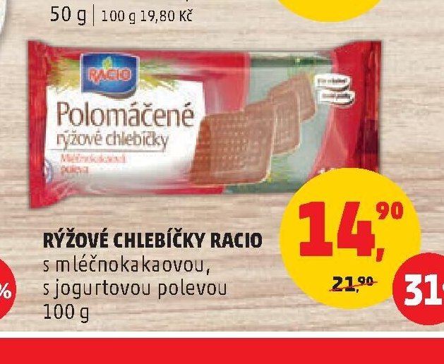 Rýžové chlebíčky Racio