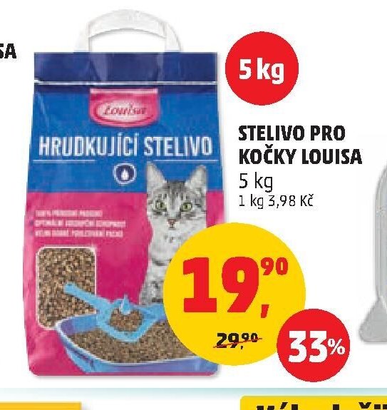 Stelivo pro kočky Louisa