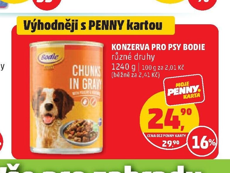Konzerva pro psy Bodie