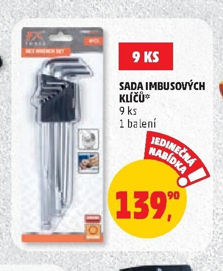 SADA IMBUSOVÝCH KLÍČŮ