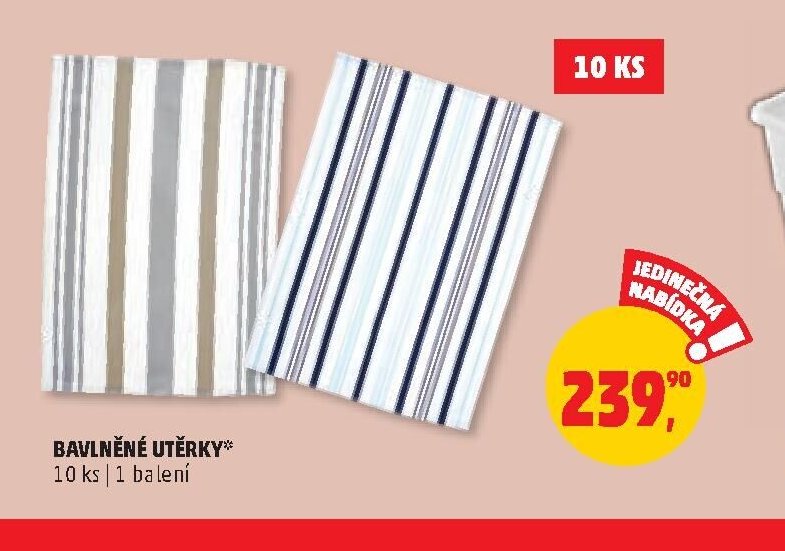 Bavlněné utěrky