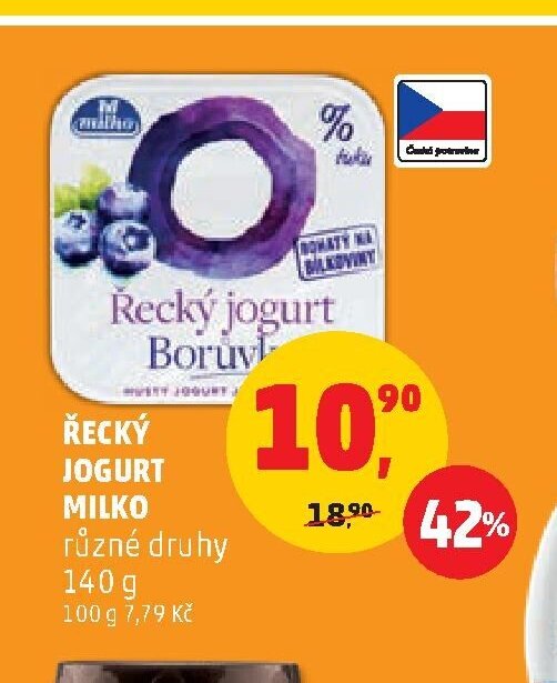 Řecký jogurt Milko