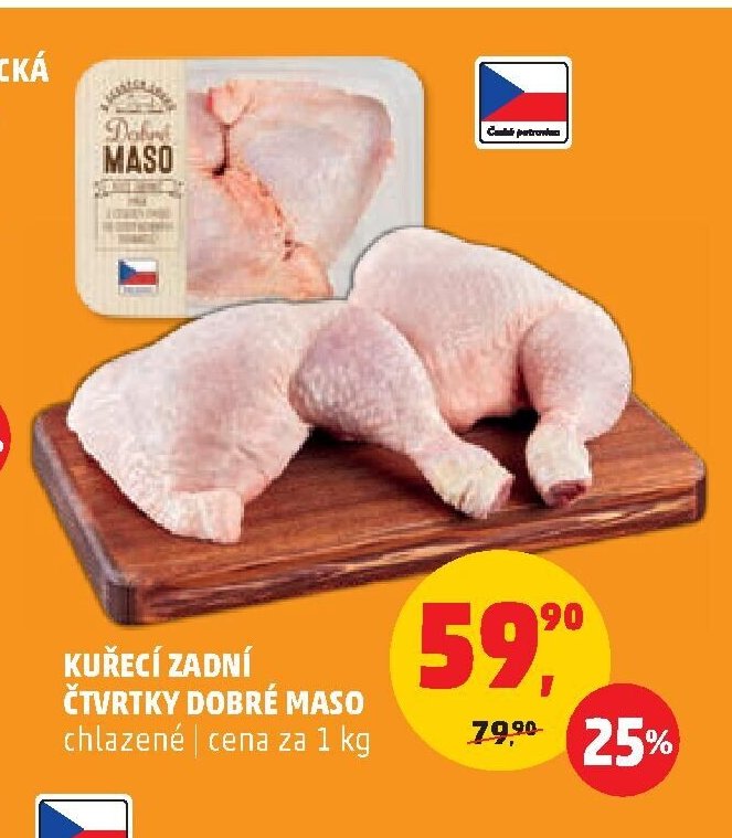 Kuřecí zadní čtvrtky Dobré maso