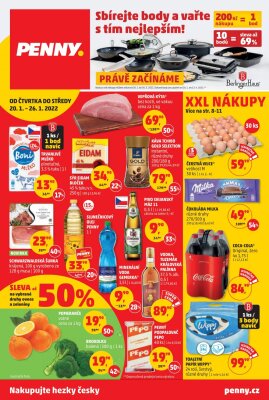 akční leták Penny Market 20.1.2022-26.1.2022