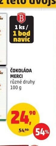 Čokoláda Merci
