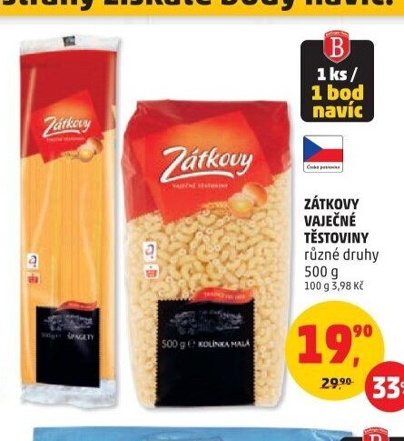 Zátkovy vaječné těstoviny