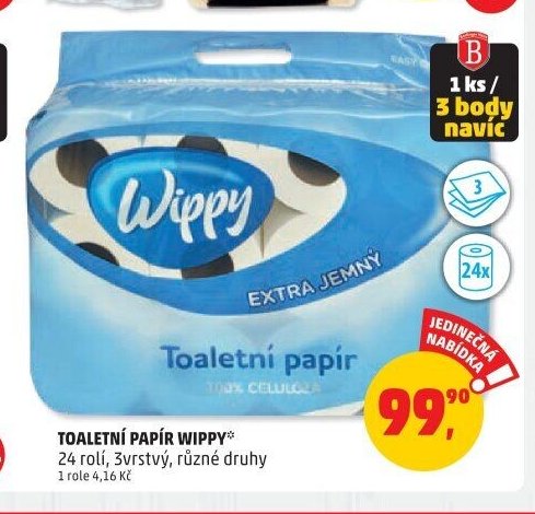 Toaletní papír Wippy