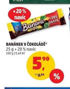 BANÁNEK V ČOKOLÁDĚ