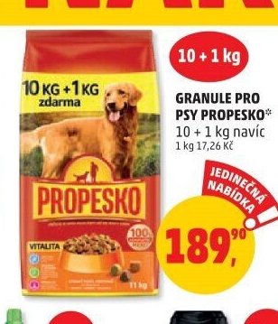 Granule pro psy Propesko