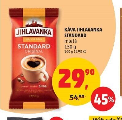 KÁVA JIHLAVANKA STANDARD