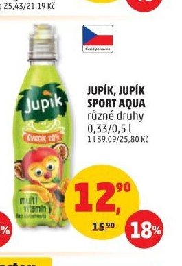 JUPÍK, JUPÍK SPORT AQUA