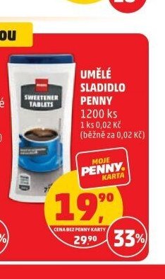 UMĚLÉ SLADIDLO PENNY