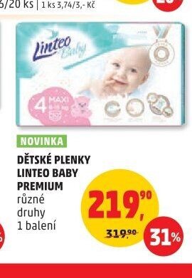DĚTSKÉ PLENKY LINTEO BABY PREMIUM
