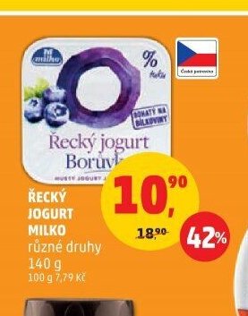 Řecký jogurt Milko