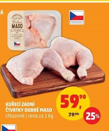 Kuřecí zadní čtvrtky Dobré maso