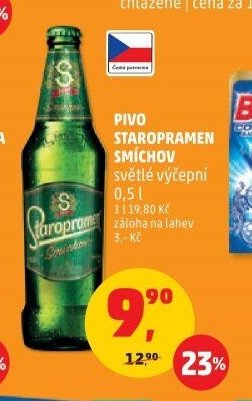 Pivo Staropramen Smíchov