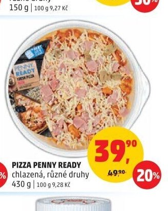 Pizza Penny Ready chlazená, různé druhy