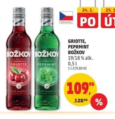GRIOTTE, PEPRMINT BOŽKOV