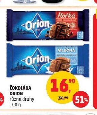ČOKOLÁDA ORION