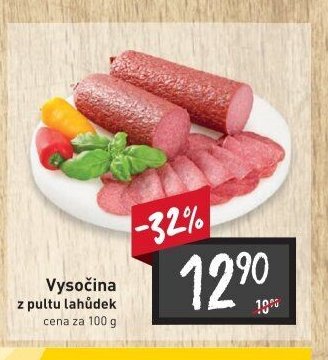 Vysočina z pultu lahůdek