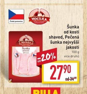 Šunka od kosti shaved, Pečená šunka nejvyšší jakosti