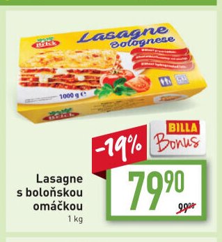 Lasagne s boloňskou omáčkou