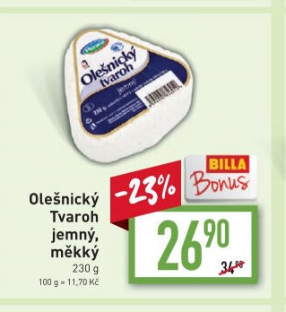 Olešnický Tvaroh jemný, měkký