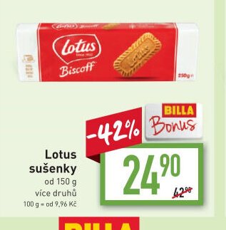 Lotus sušenky
