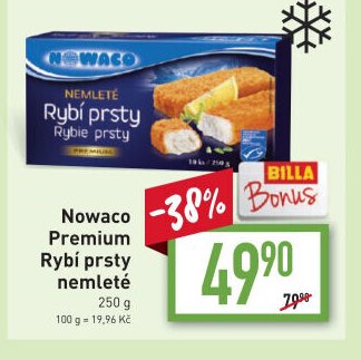 Nowaco Premium Rybí prsty nemleté