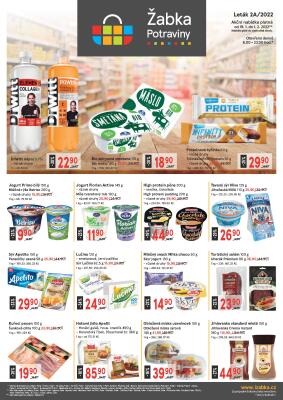 akční leták Žabka 19.1.2022-1.2.2022