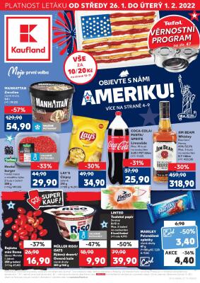 akční leták Kaufland 26.1.2022-1.2.2022