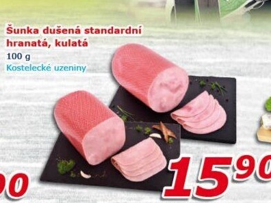 Šunka dušená standard hranatá Kostelecké uzeniny