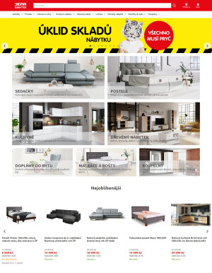 akční leták Jena nábytek 25.1.2022-31.1.2022