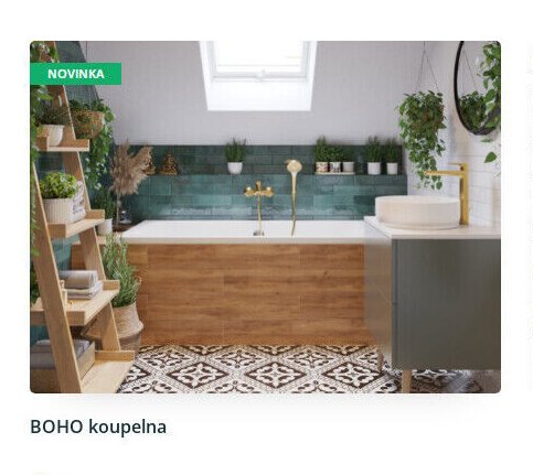BOHO koupelna