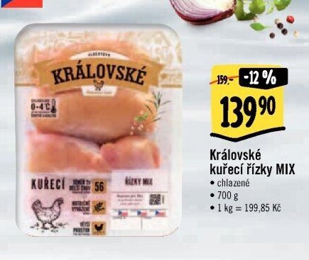 Královské kuřecí řízky MIX