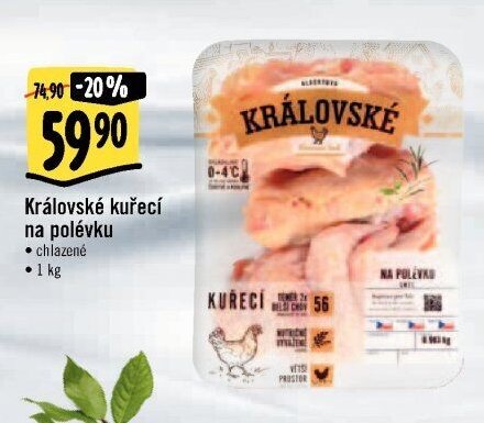 Královské kuřecí na polévku
