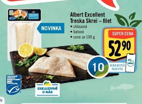 Albert Excellent Treska Skrei – filet
