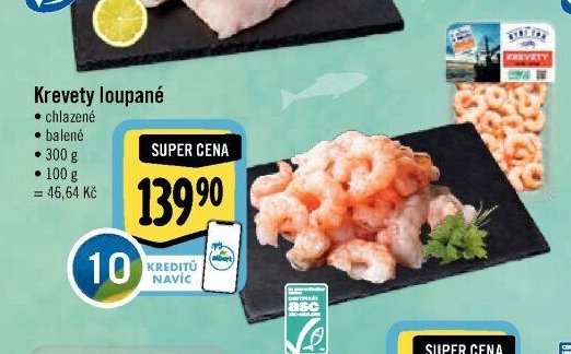 Krevety loupané