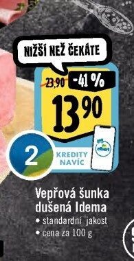 Vepřová šunka dušená Idema