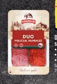 Duo trvanlivých salámů