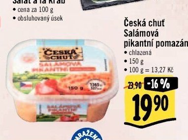 Česká chuť Salámová pikantní pomazánka