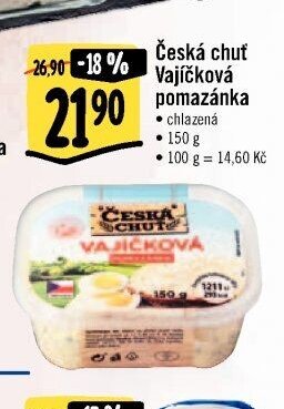Česká chuť Vajíčková pomazánka